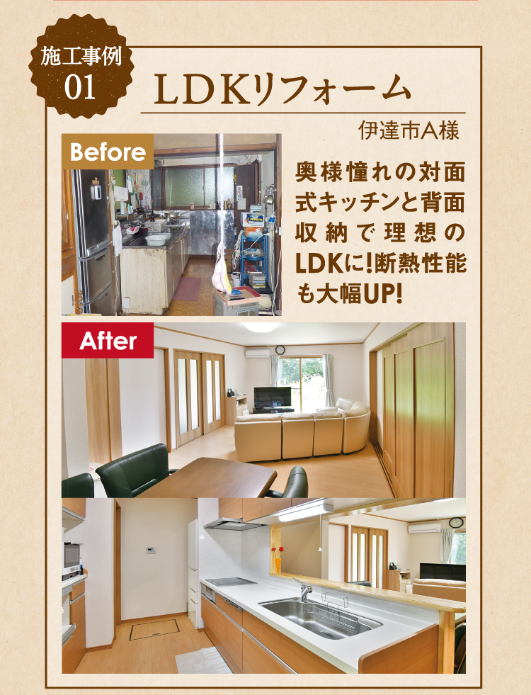 施工事例1 LDKリフォーム