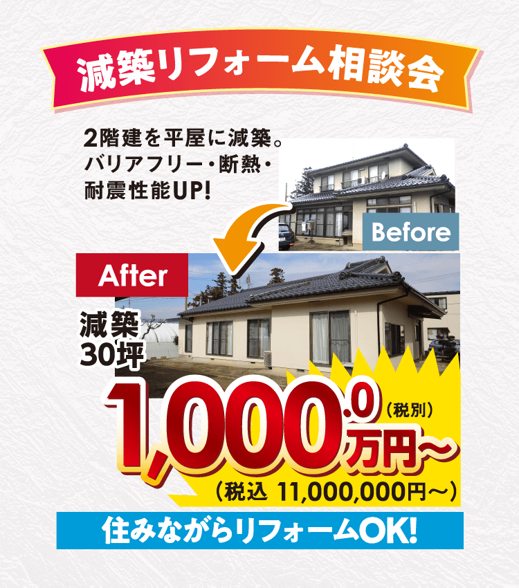 減築リフォーム相談会