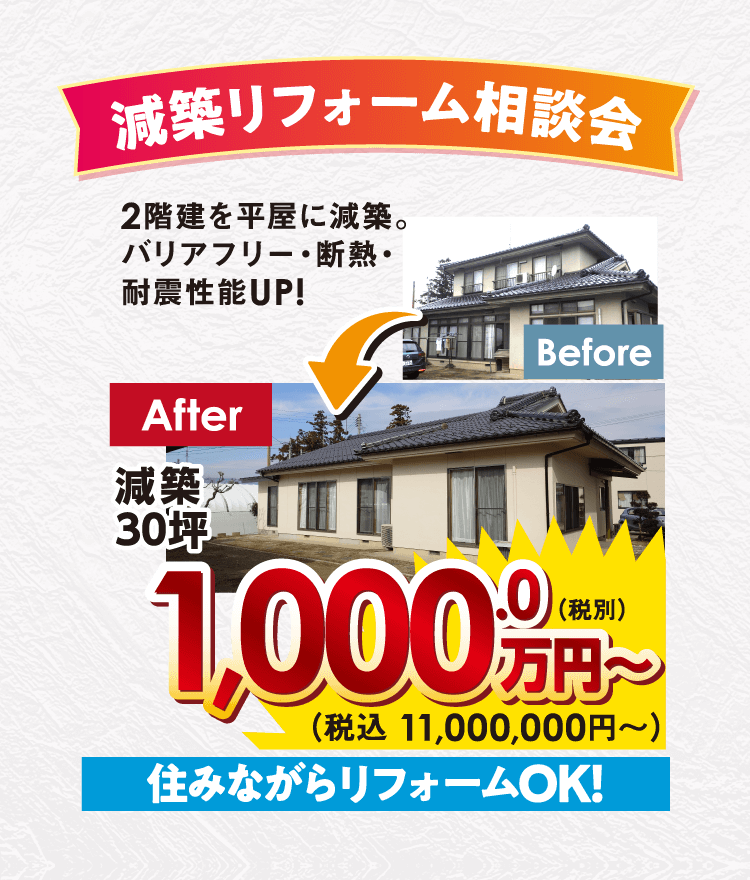 減築リフォーム相談会